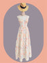 Summer Heavy Patchwork Embroidery Detail Sundress